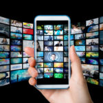 Video archives concept.