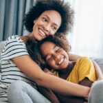 Mother daughter happy close 600